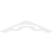 Ekena Millwork Pitch Northwest Architectural Grade PVC Gable Pediment, 72"W x 15"H x 1"P (5/12) GPP072X015X100NOR - alternate 3